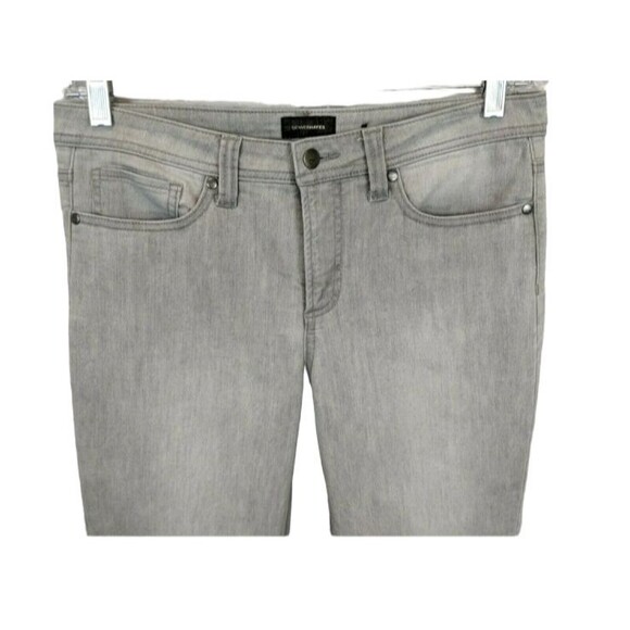 Denver Hayes Jeans  Women's 8  Gray Stretch Contemporary Fit Mid-Rise Straight - Picture 3 of 11